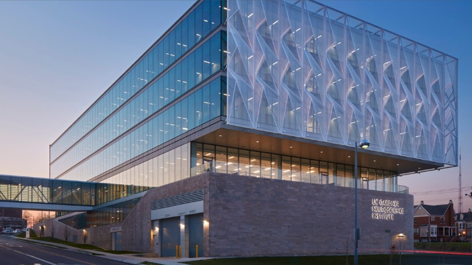 The UC Gardner Neuroscience Institute building