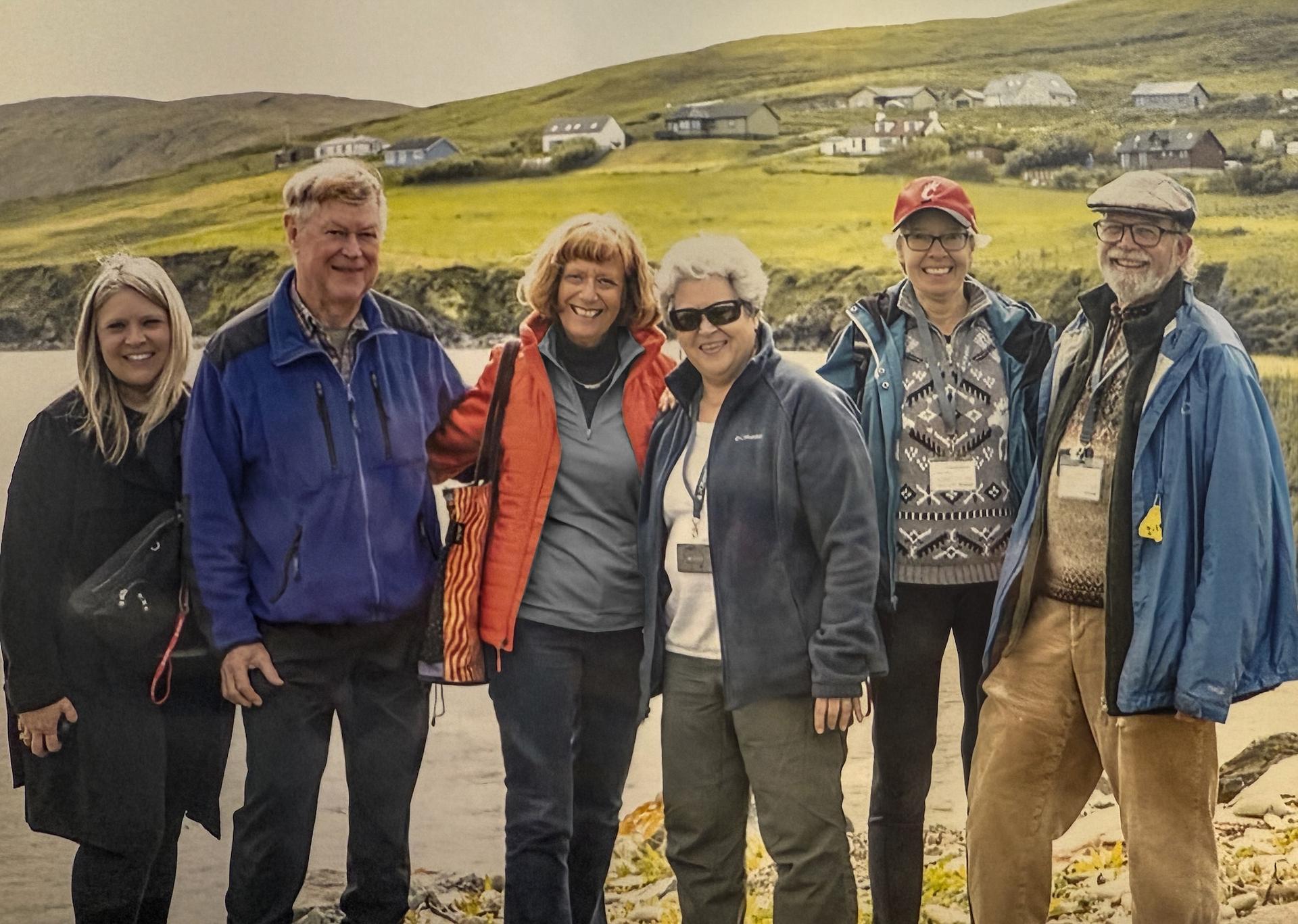 UC alum travel program participants posing together