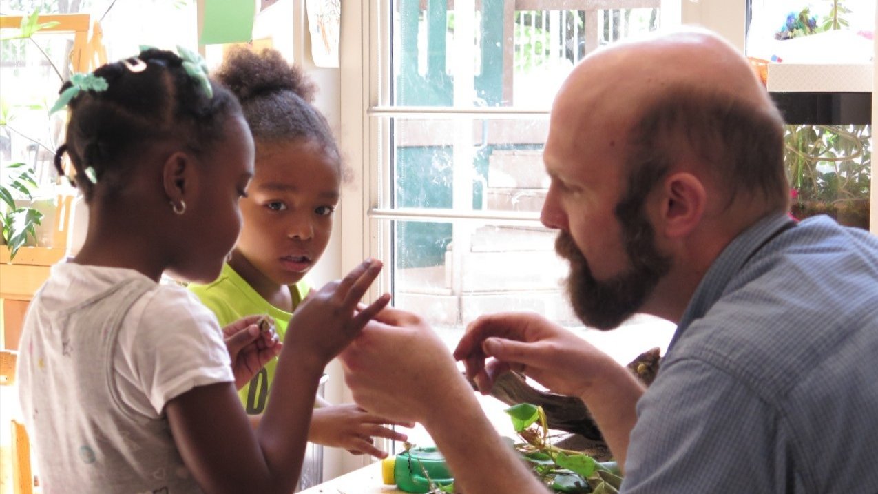 Arlitt staff with kids