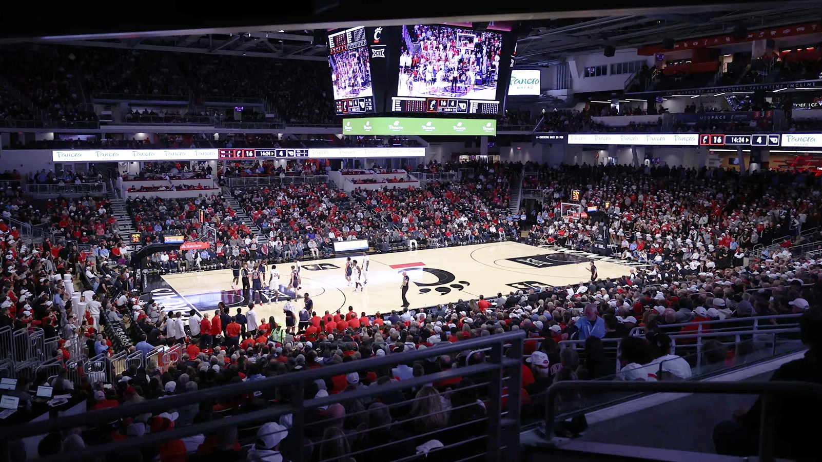 UC basketball arena filled with fans
