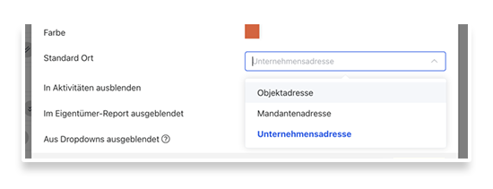 Der Standard-Ort für Ihre Termine