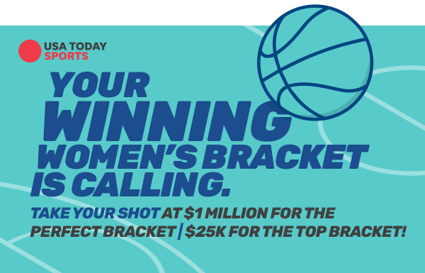 THE BRACKETS ARE BACK. WIN BIG! $1 MILLION PERFECT BRACKET $25K TOP BRACKET