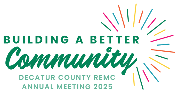 Building a better community. Decatur County REMC Annual Meeting 2025