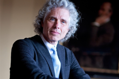 Image of Steven Pinker wearing a suit and looking at the camera.