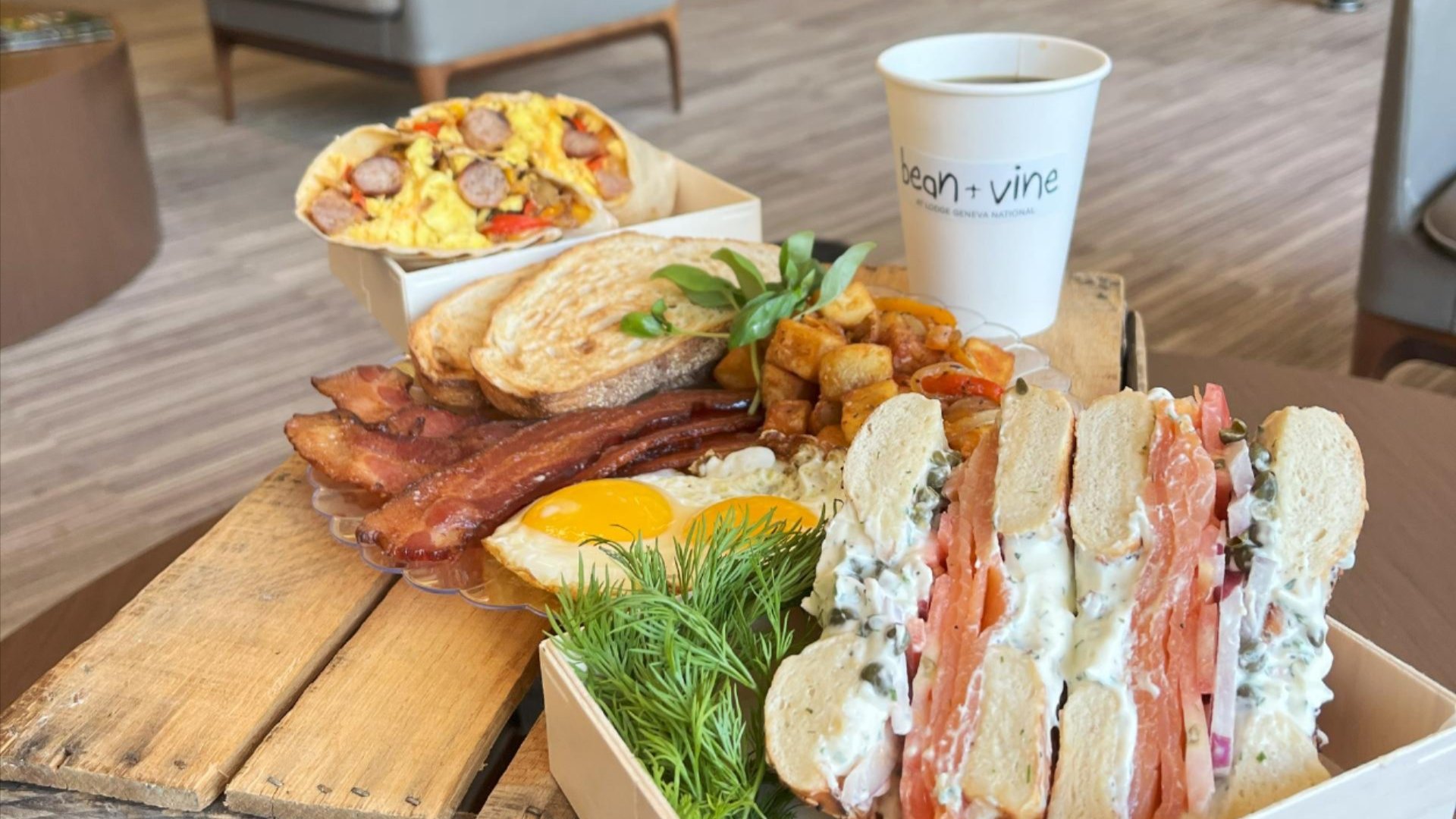 bean + vine Breakfast 