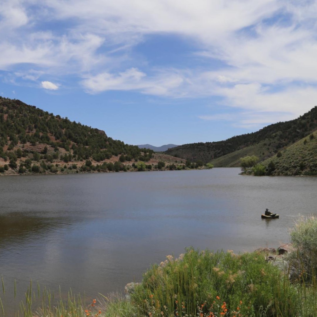 Paddler at Spring Valley State Park