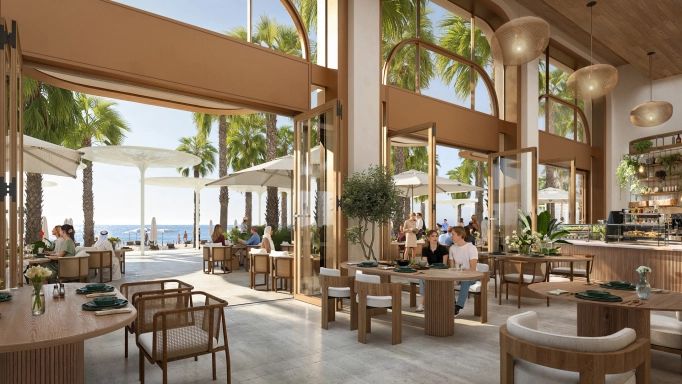 a man in a pink coat and orange scarf