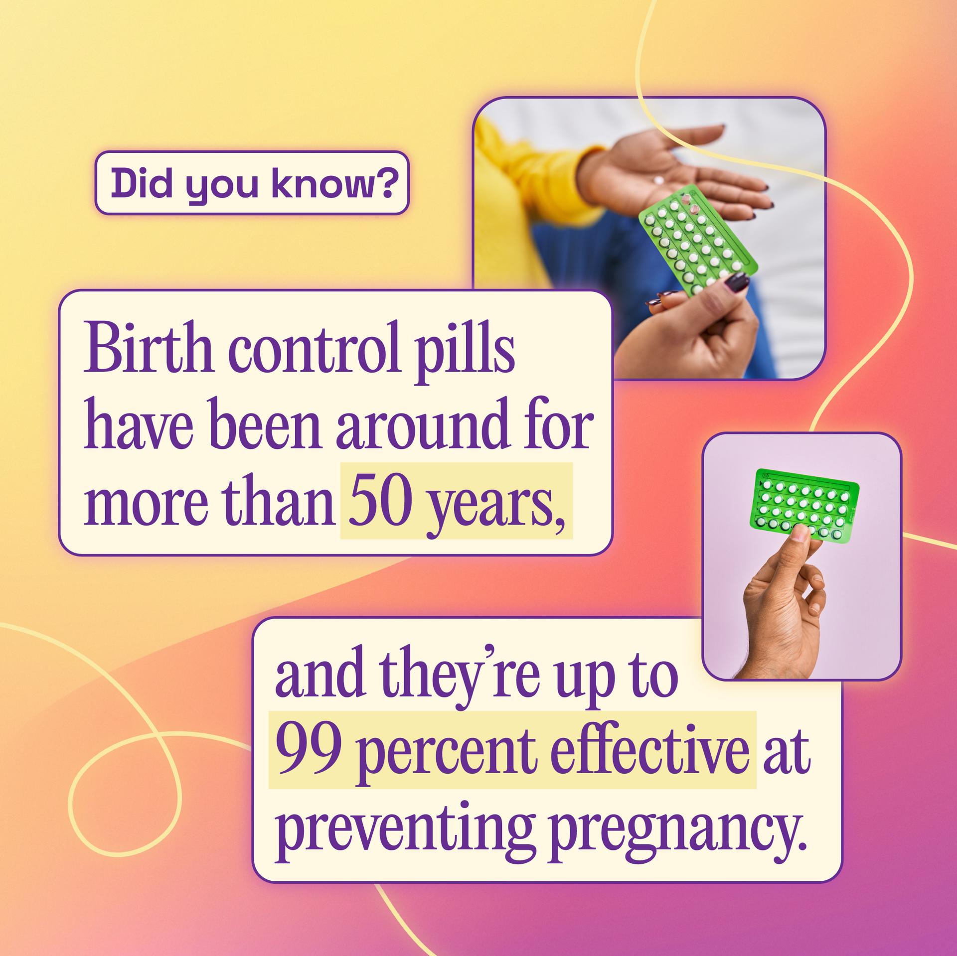 Did you know, birth control has been around for more than 50 years? 