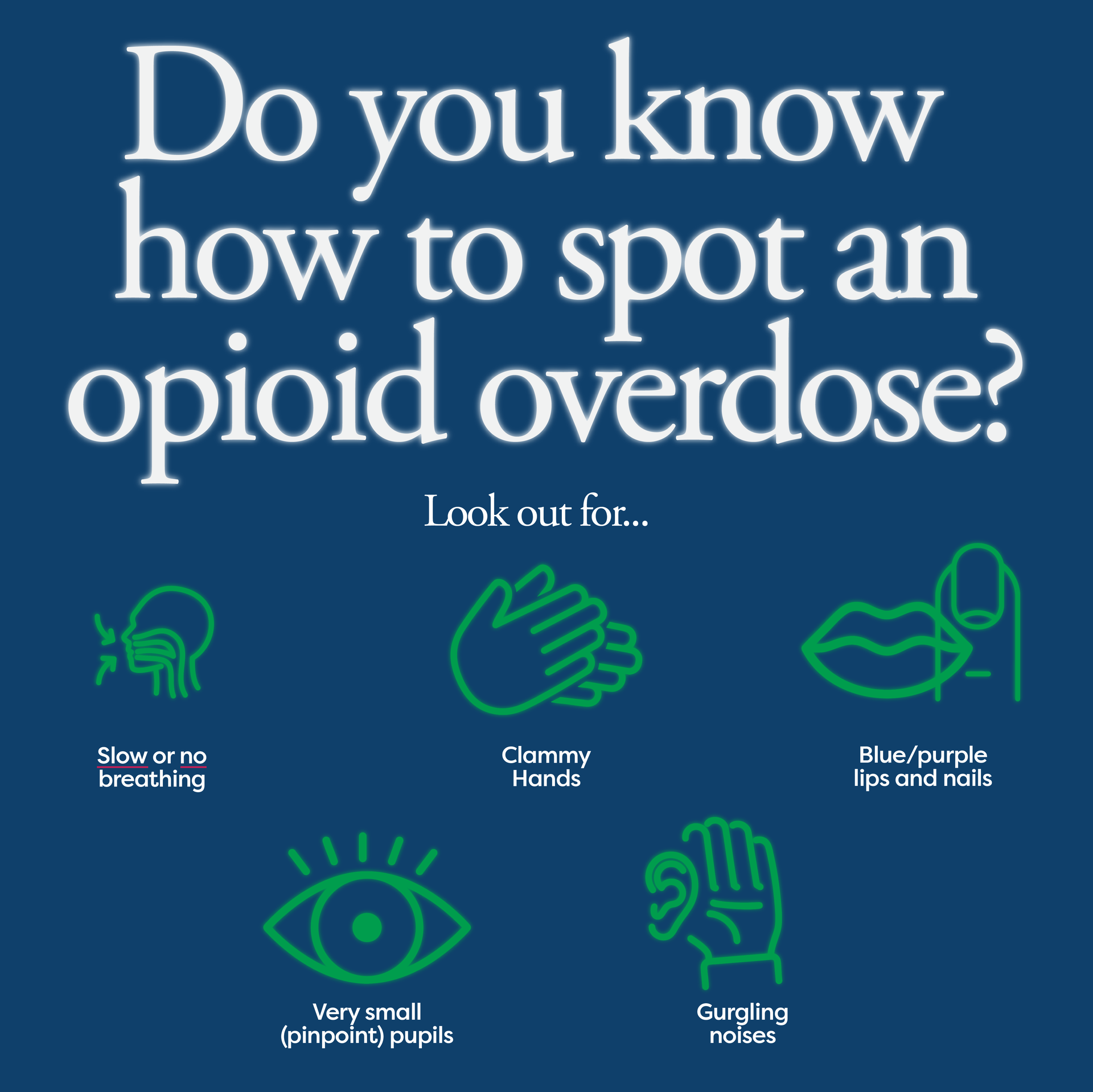 Do you know how to spot an opioid overdose? 