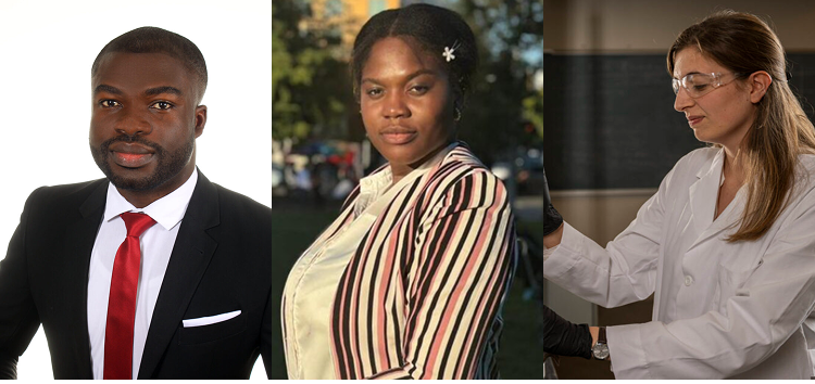 Philip Duah, Hamdiya Orleans-Boham, and Hazal Melis Aytac