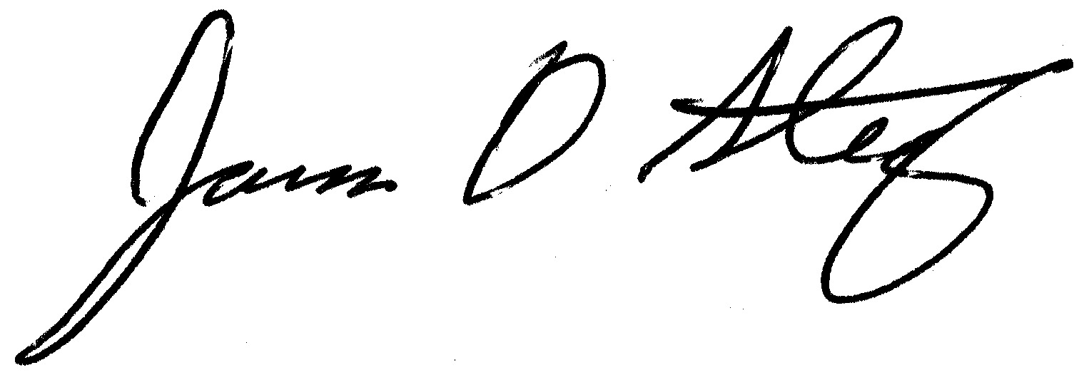Signature of James D. Sterling