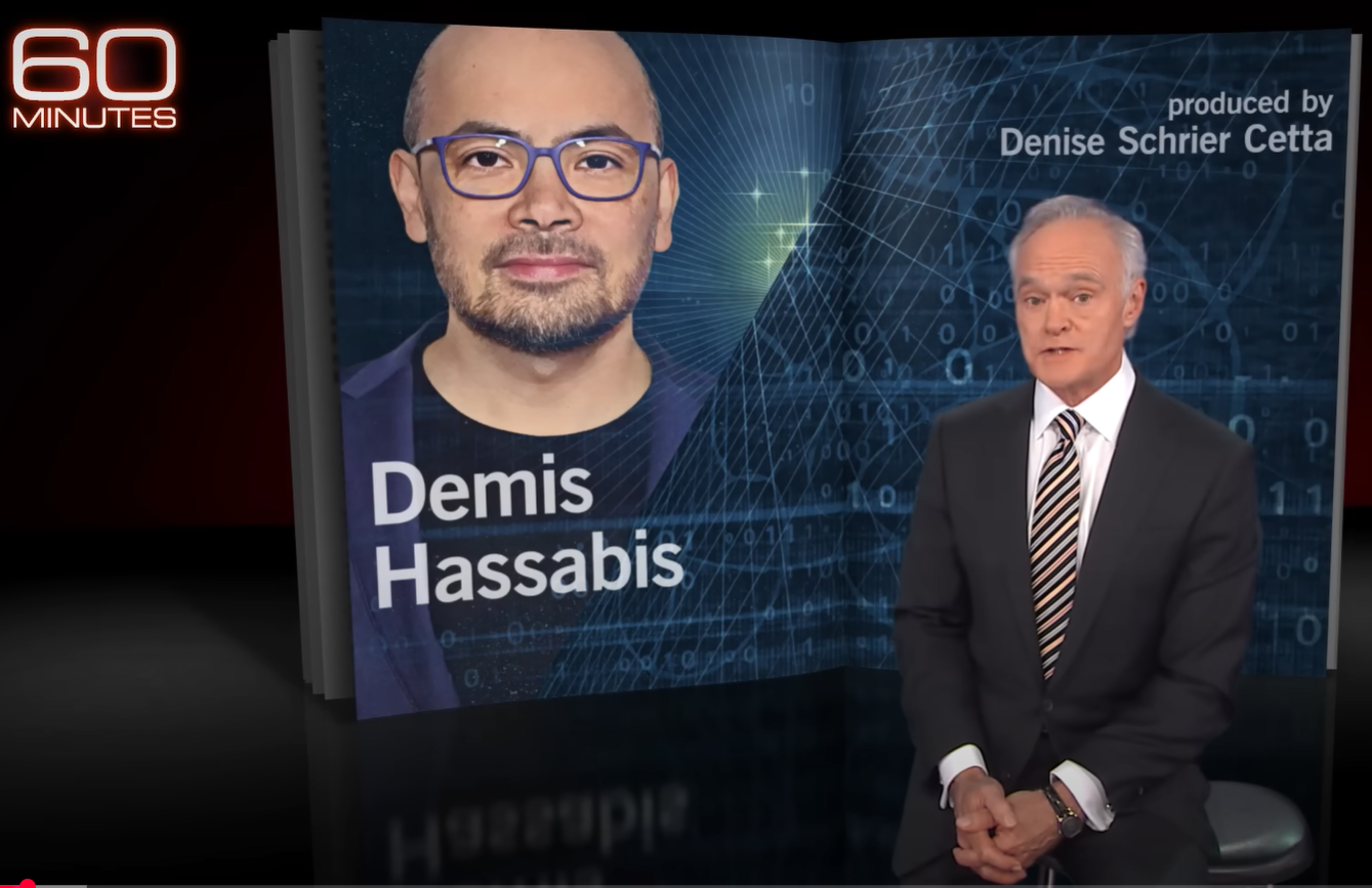 Youtube video thumbnail: What's next for AI at DeepMind, Google's artificial intelligence lab | 60 Minutes