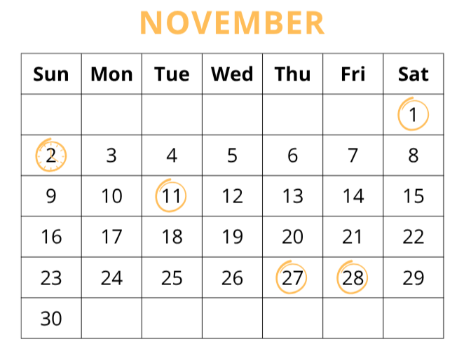 December Calendar 2025