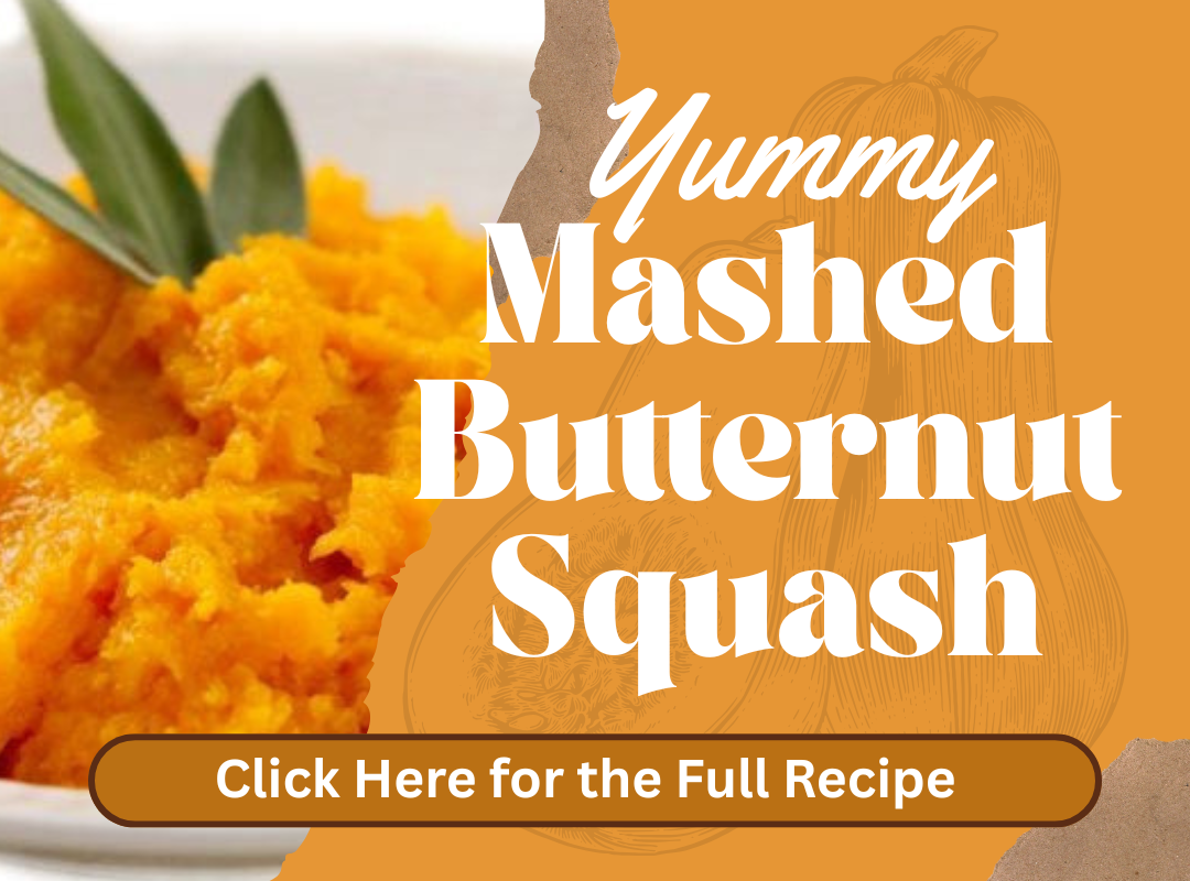 Yummy Mashed Butternut Squash Click Here for the Full Recipe
