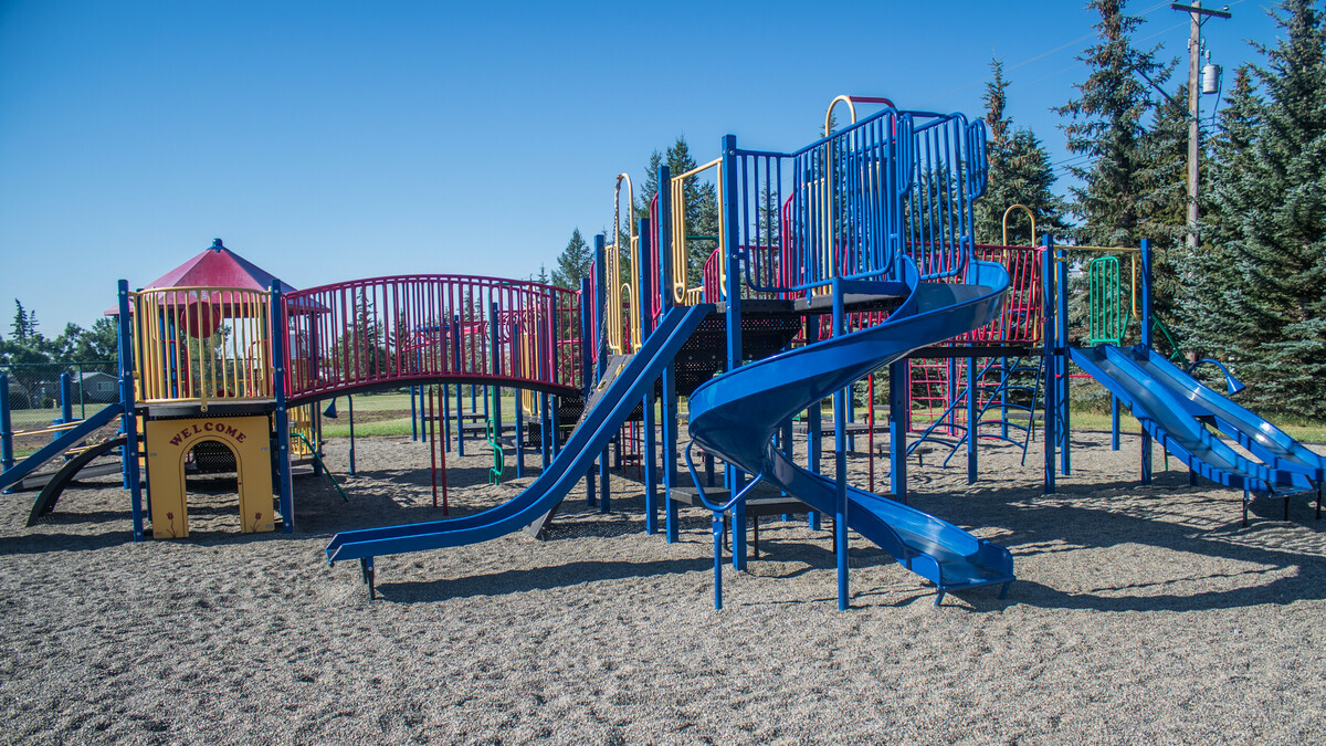 Rockyford playground near residential lots for sale