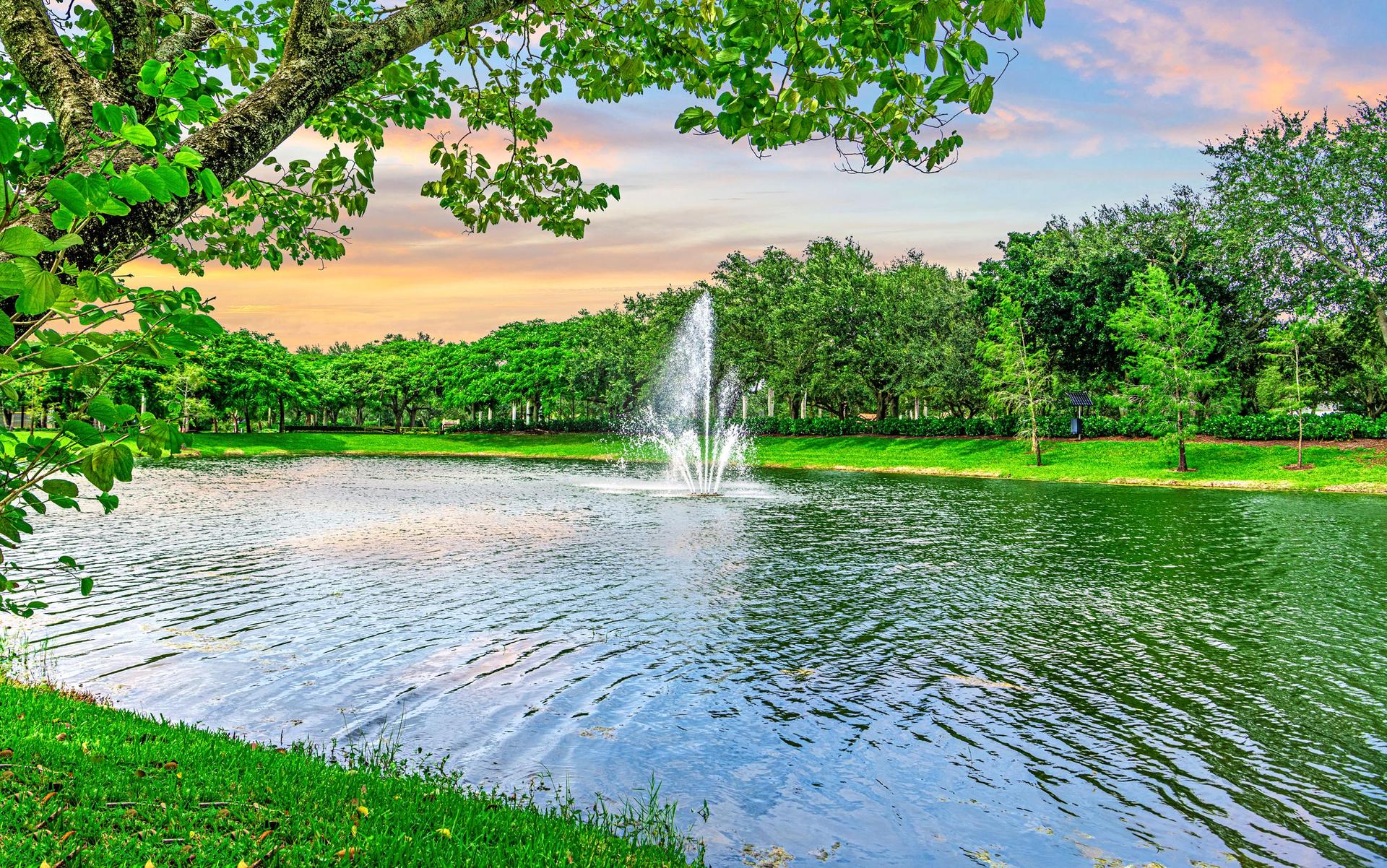 Trails and greenspace in Parkland, Florida