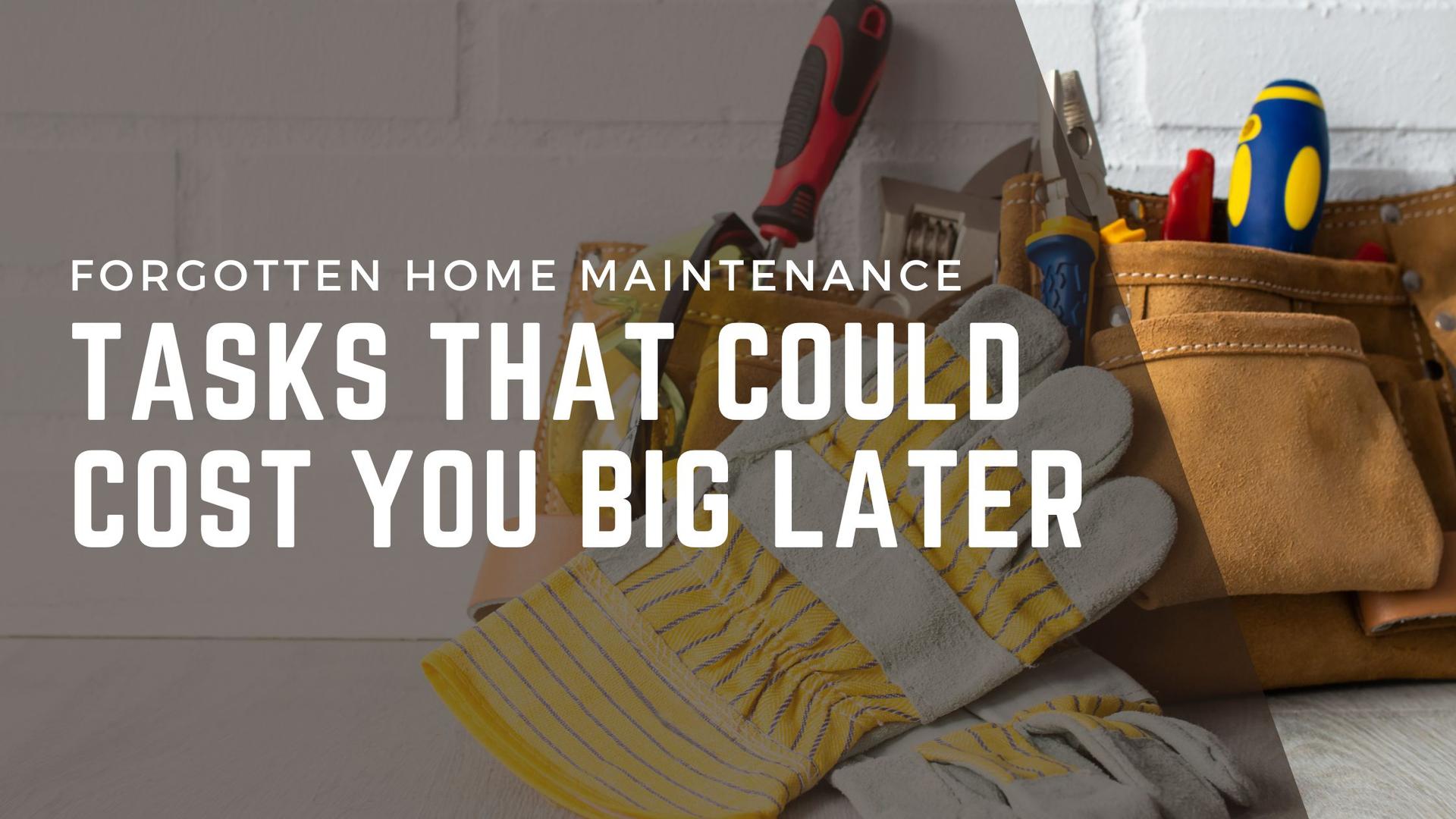 Maintenance Tasks