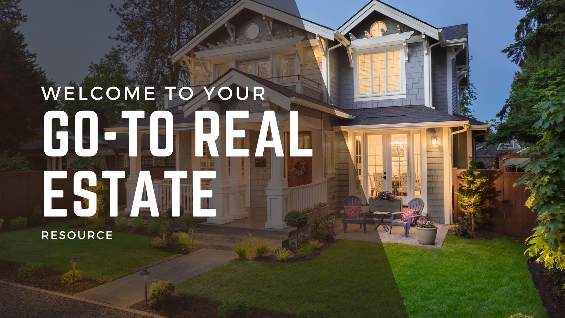 Welcome to Real Estate Resource