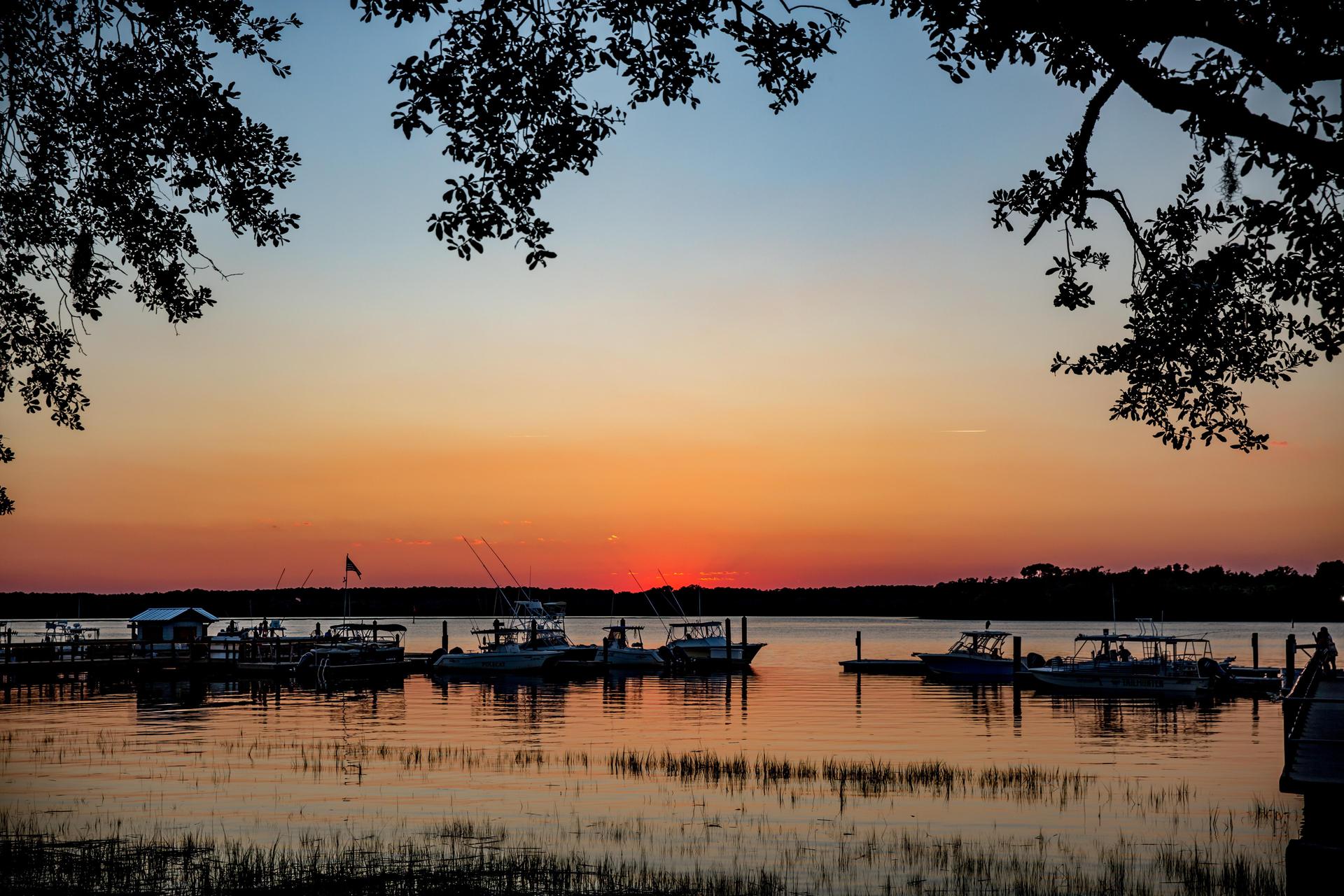 Sunset in Hilton Head Island South Carolina Sunset in Hilton Head Island South Carolina