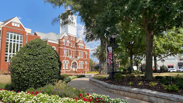 Historic downtown square and city hall in McDonough Georgia Historic downtown square and city hall in McDonough Georgia