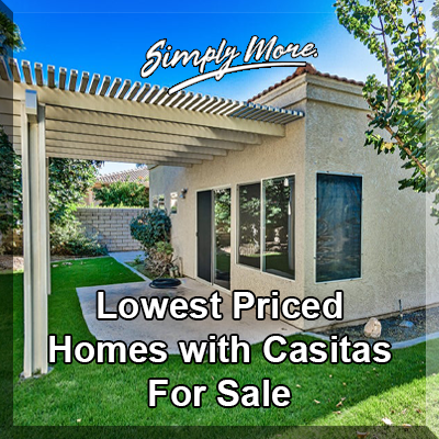 Palm Desert Lowest Price Homes with Casitas For Sale