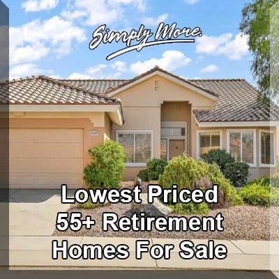 Palm Desert Lowest Priced 55+ Retirement Homes For Sale