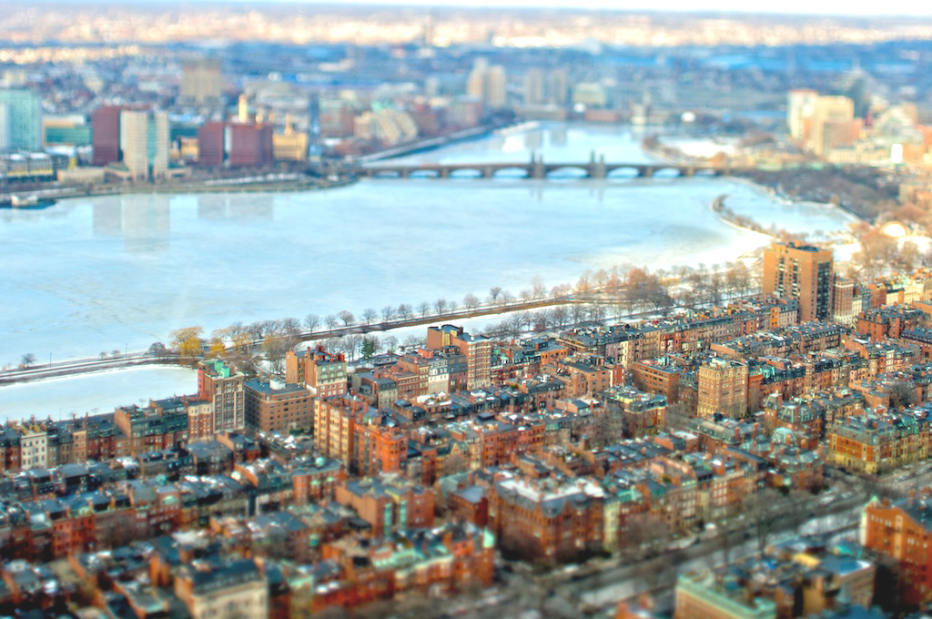boston bridge cambridge city skyline