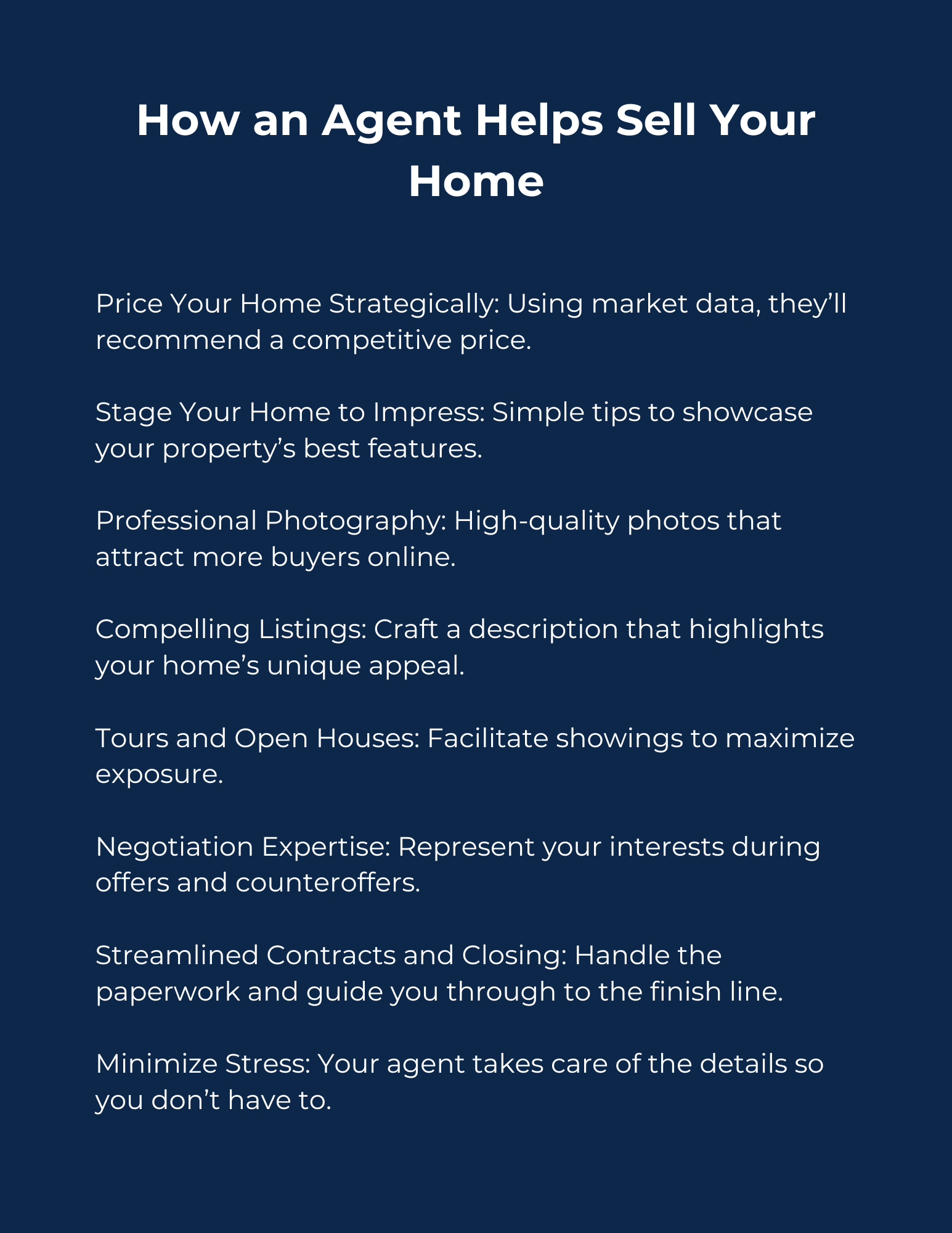 How An Agent Helps Sell Your Home