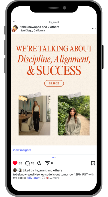 Liv Arant on the To Be Known podcast