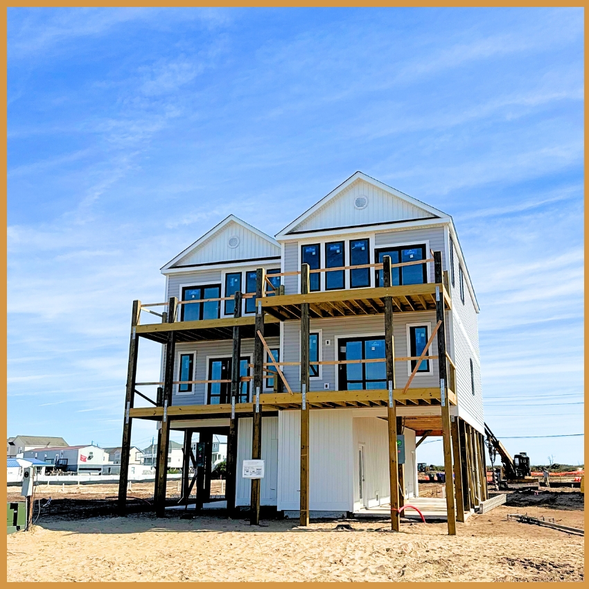 Town homes in the final stages of being built Town homes in the final stages of being built