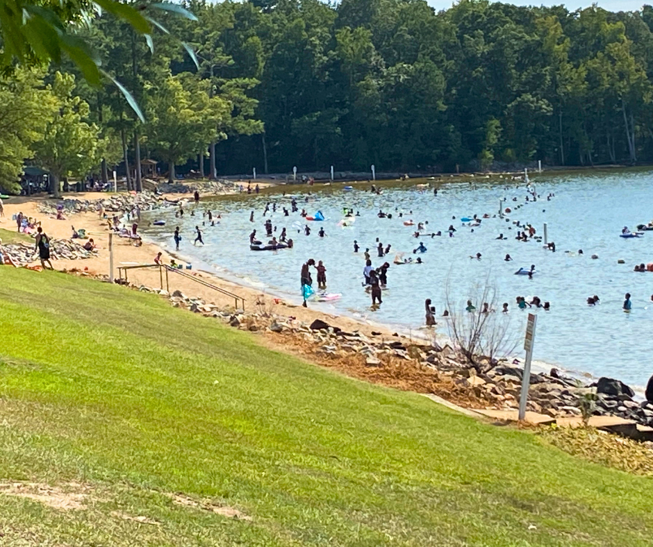 Lake Murray Public Beach on the Lexington side of the Dam
