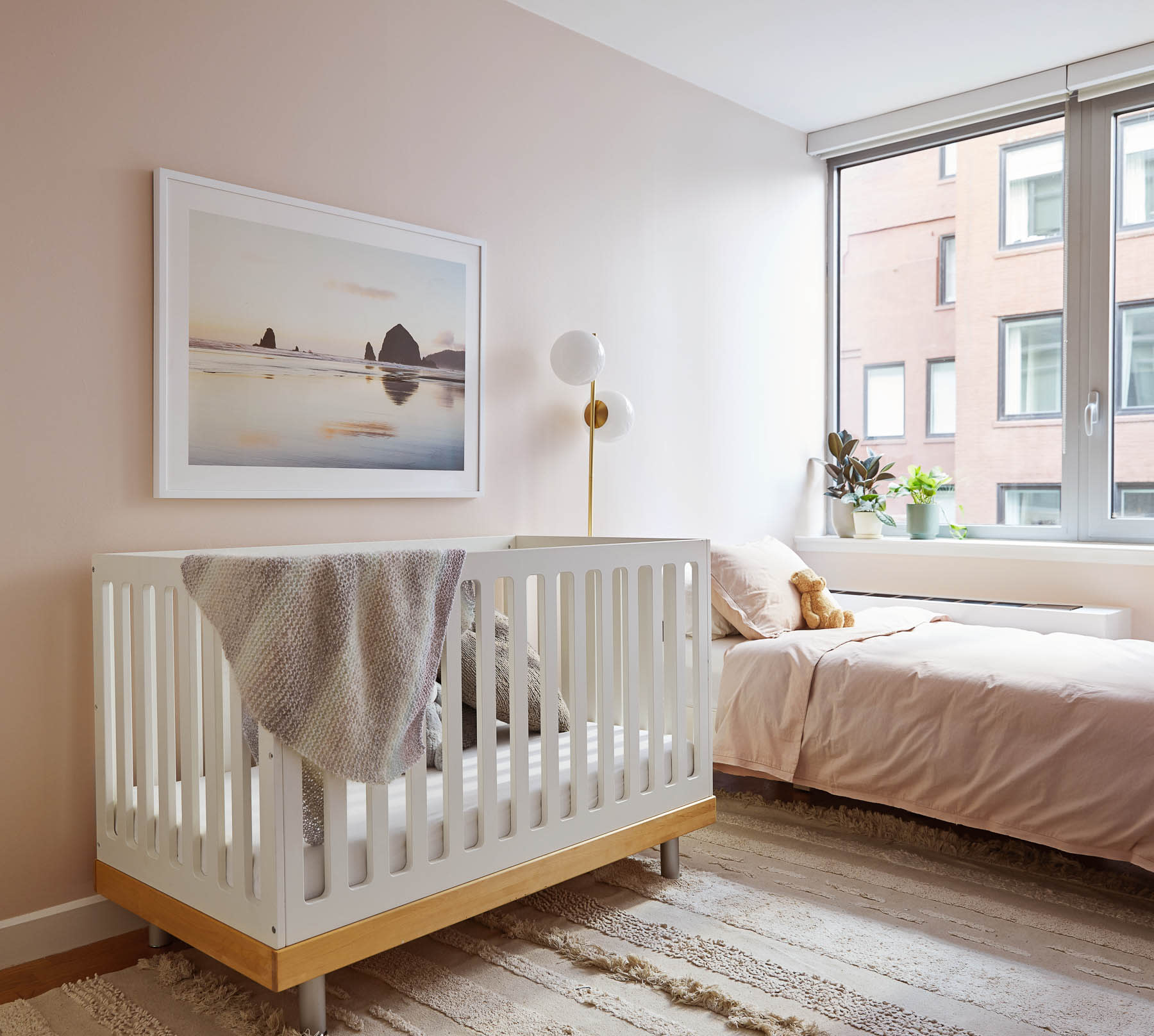 Nursery room in a new Utah home representing long term planning for first time homebuyers with growing families