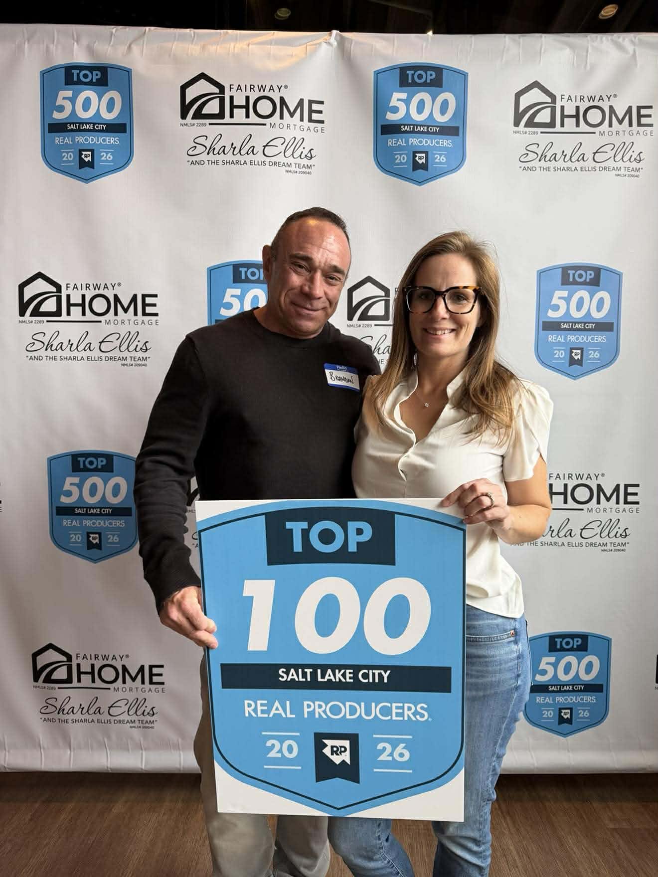 Brandon and Tiffany Saxton Top 100 Real Producers Salt Lake City