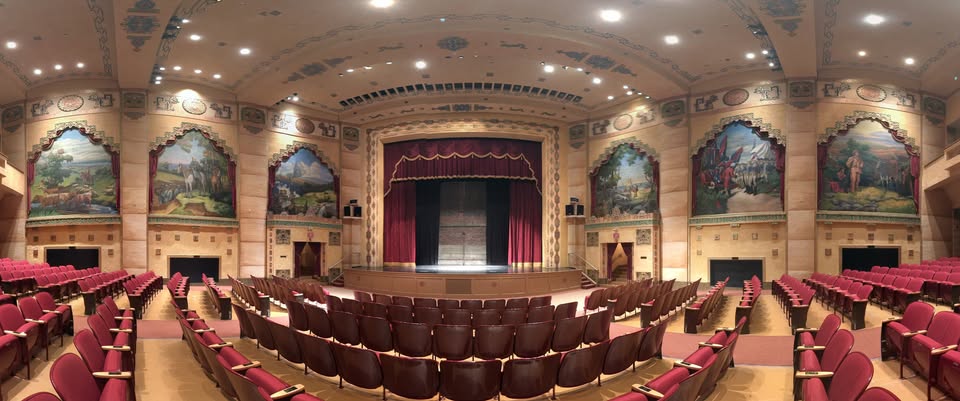 inside the Lincoln Theater in Marion Virginia inside the Lincoln Theater in Marion Virginia