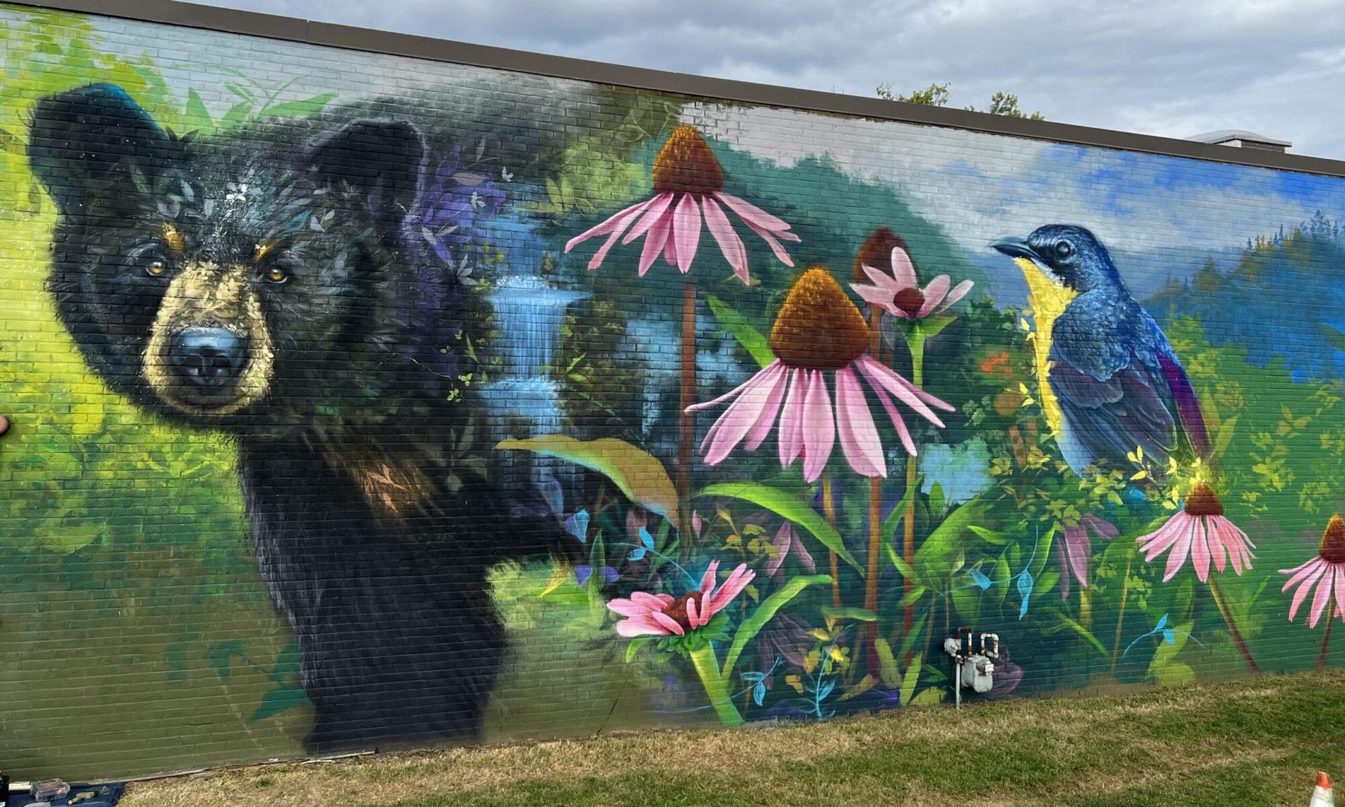 Stopped by the Woods painting in Johnson City, Tennessee