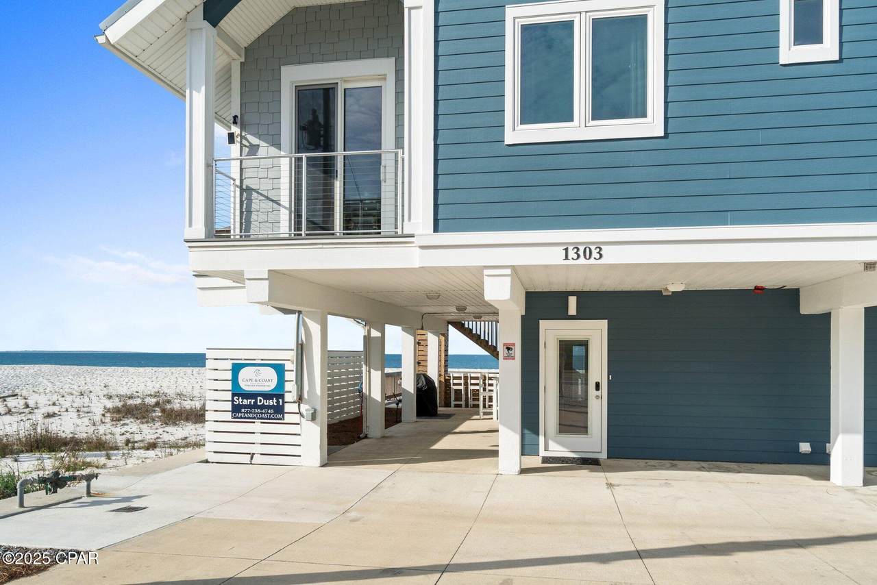 mexico beach home alongside the beach