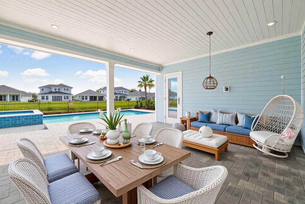 watersound home near a golf course in florida