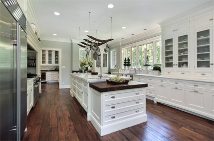 luxurious kitchen inside a holiday beach home