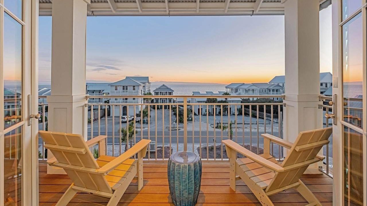 view of ther seacrest beach homes from the patio of a seacrest beach home view of ther seacrest beach homes from the patio of a seacrest beach home