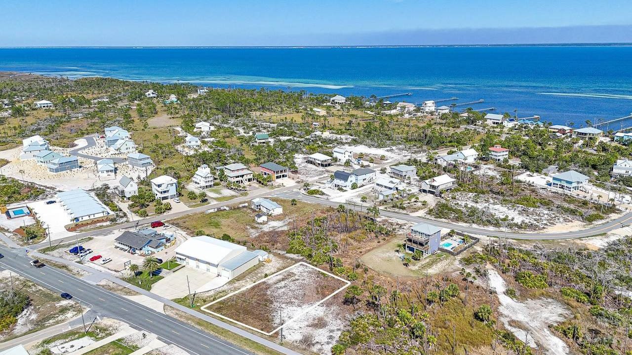 aerial view of Cape San Blas homes and its residents