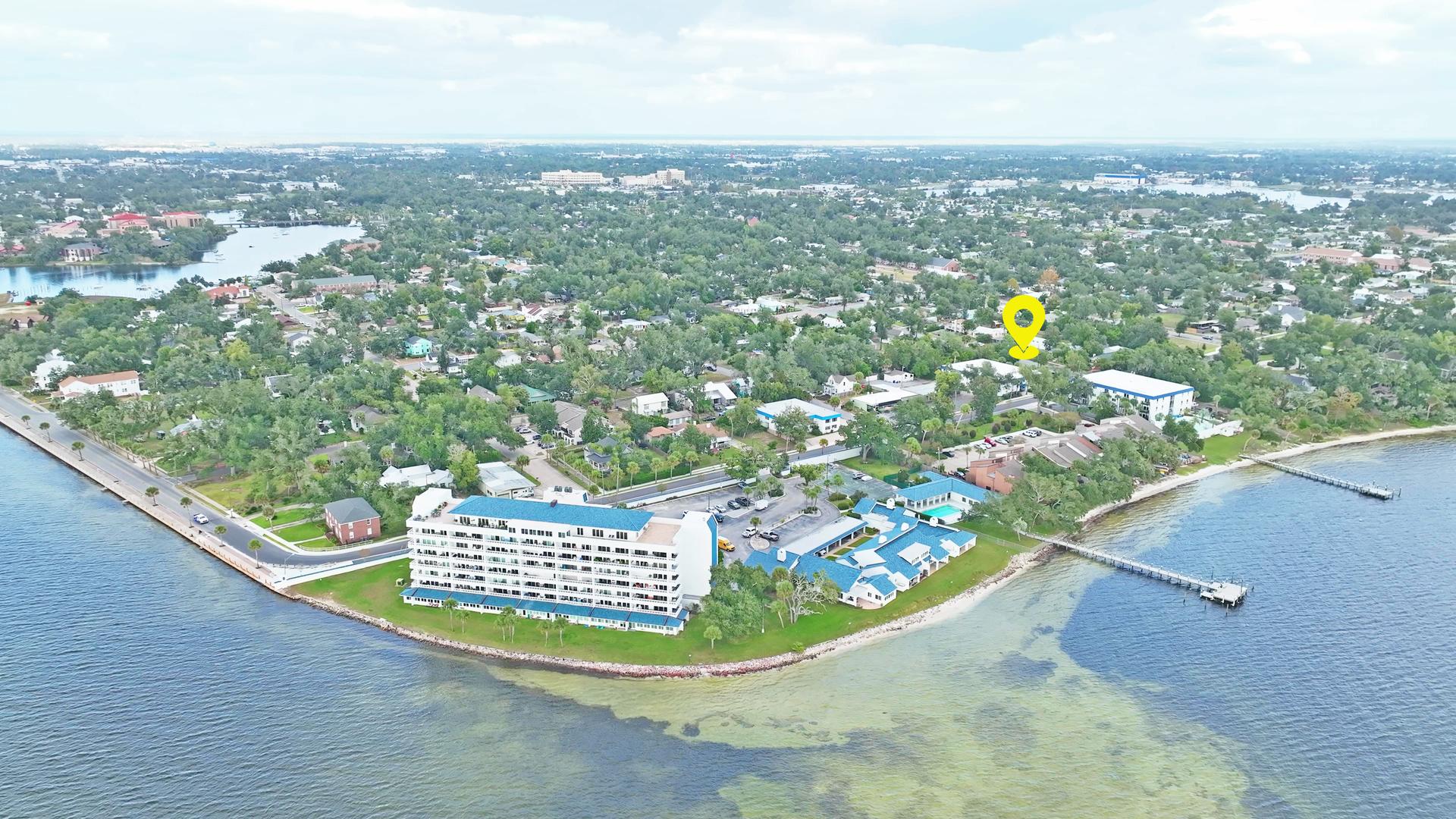 aerial view of the Cove Homes aerial view of the Cove Homes