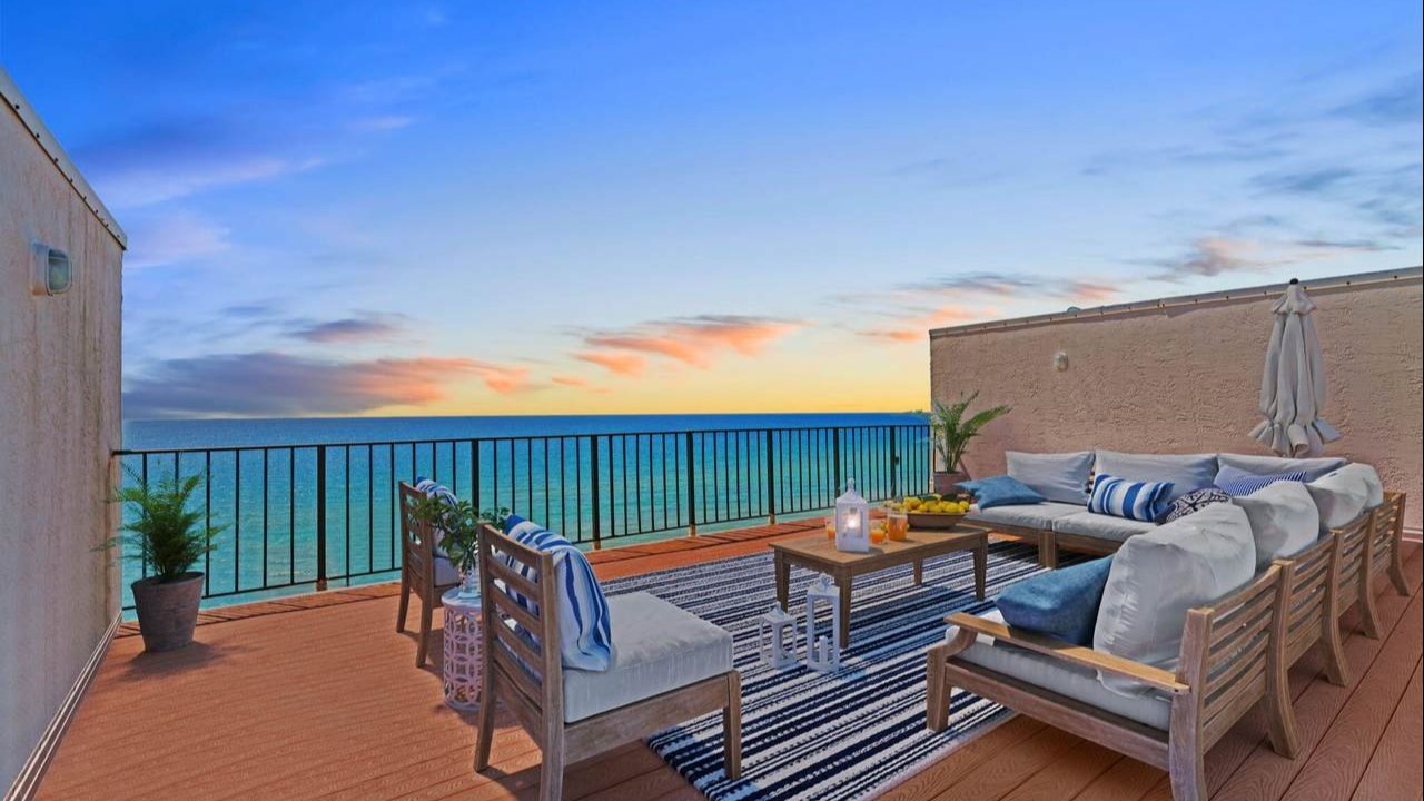 Panama City Beach Homes and waterfront condos with a view of the gulf