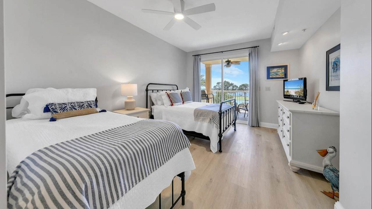 luxurious bedroom in a bay point grand residences condo