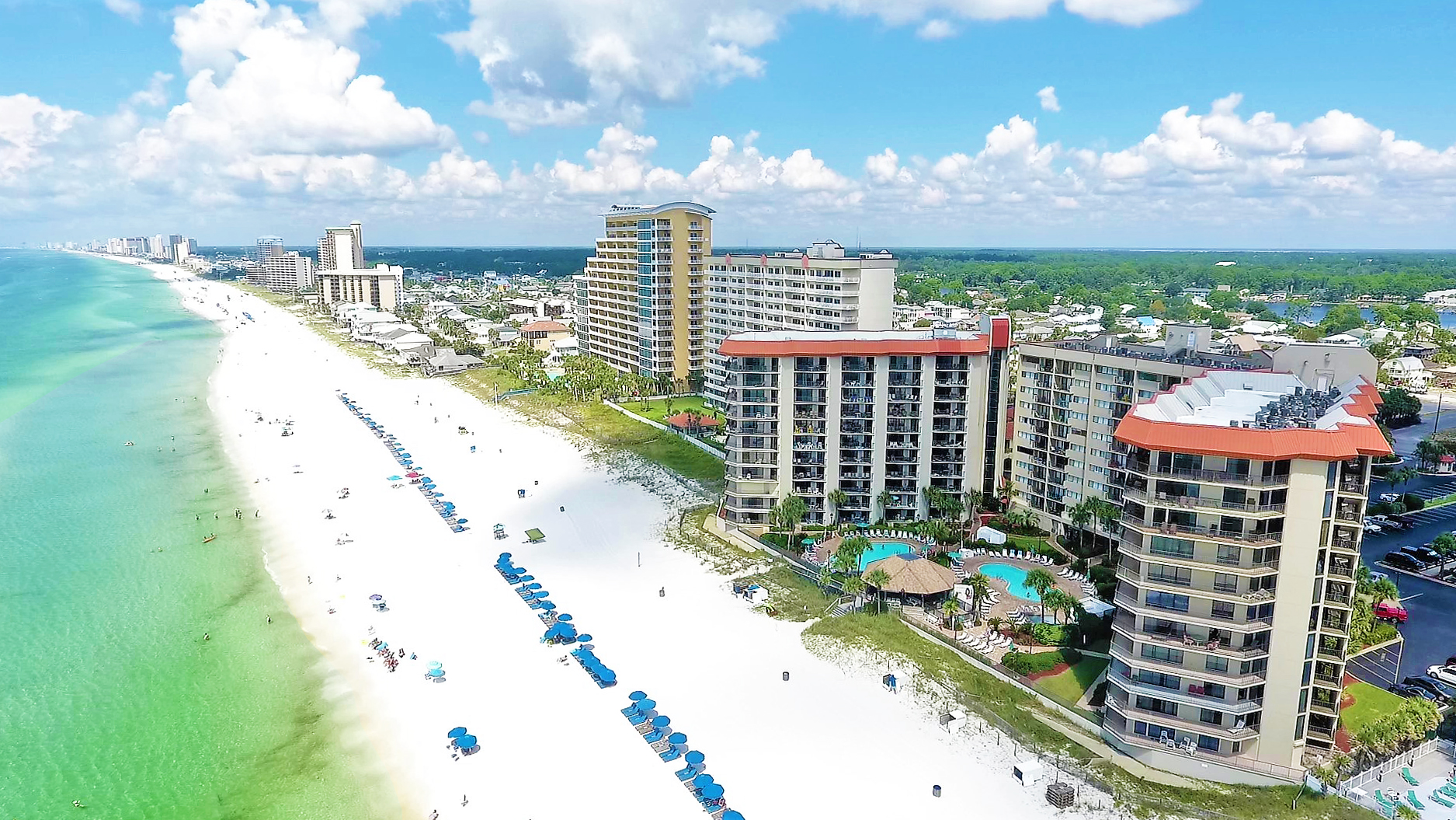 images of the condo and the coastline it resides on