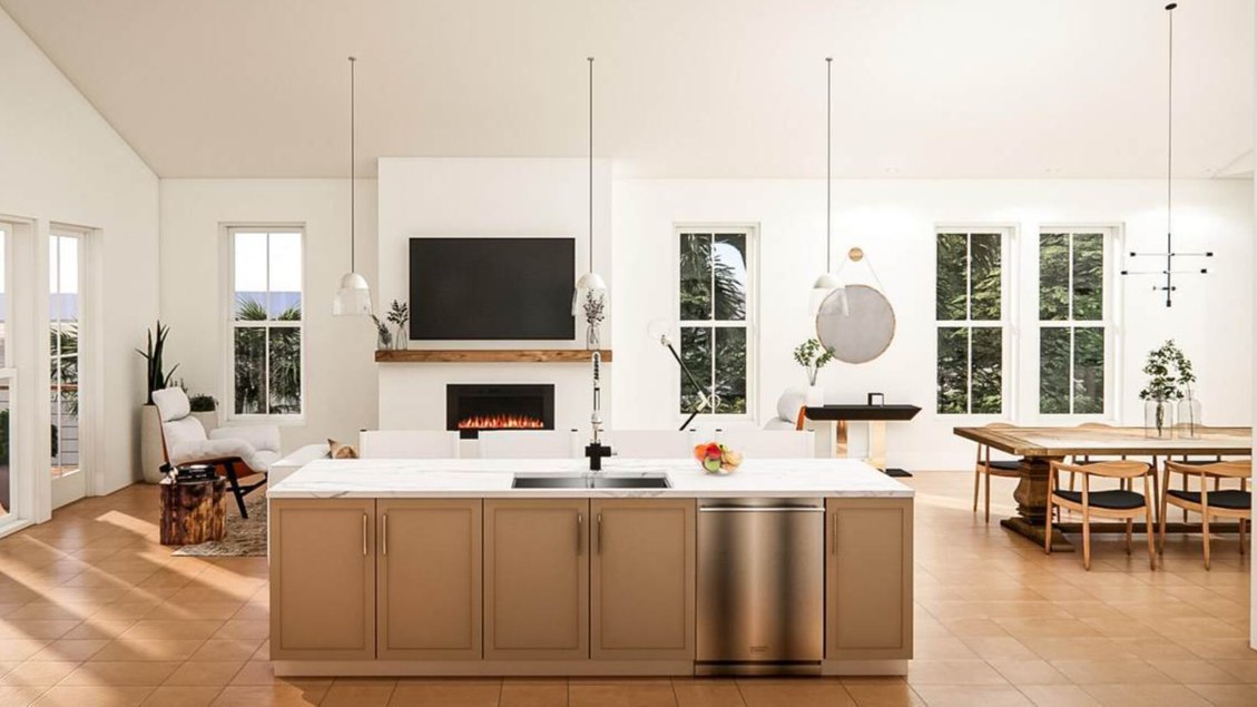 luxurious dining room inside a grand lagoon home luxurious dining room inside a grand lagoon home