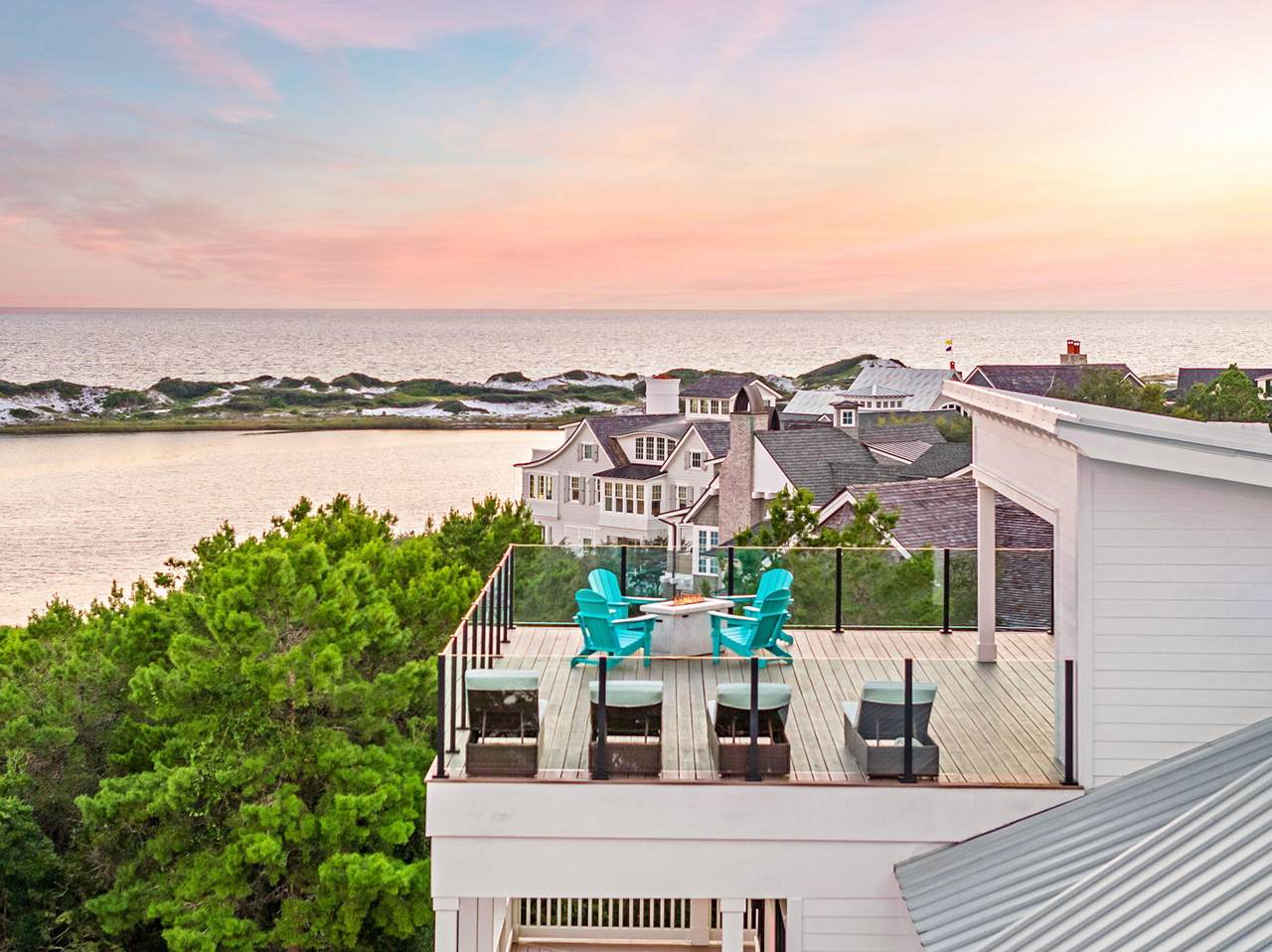 gulf view from a watersound home in florida