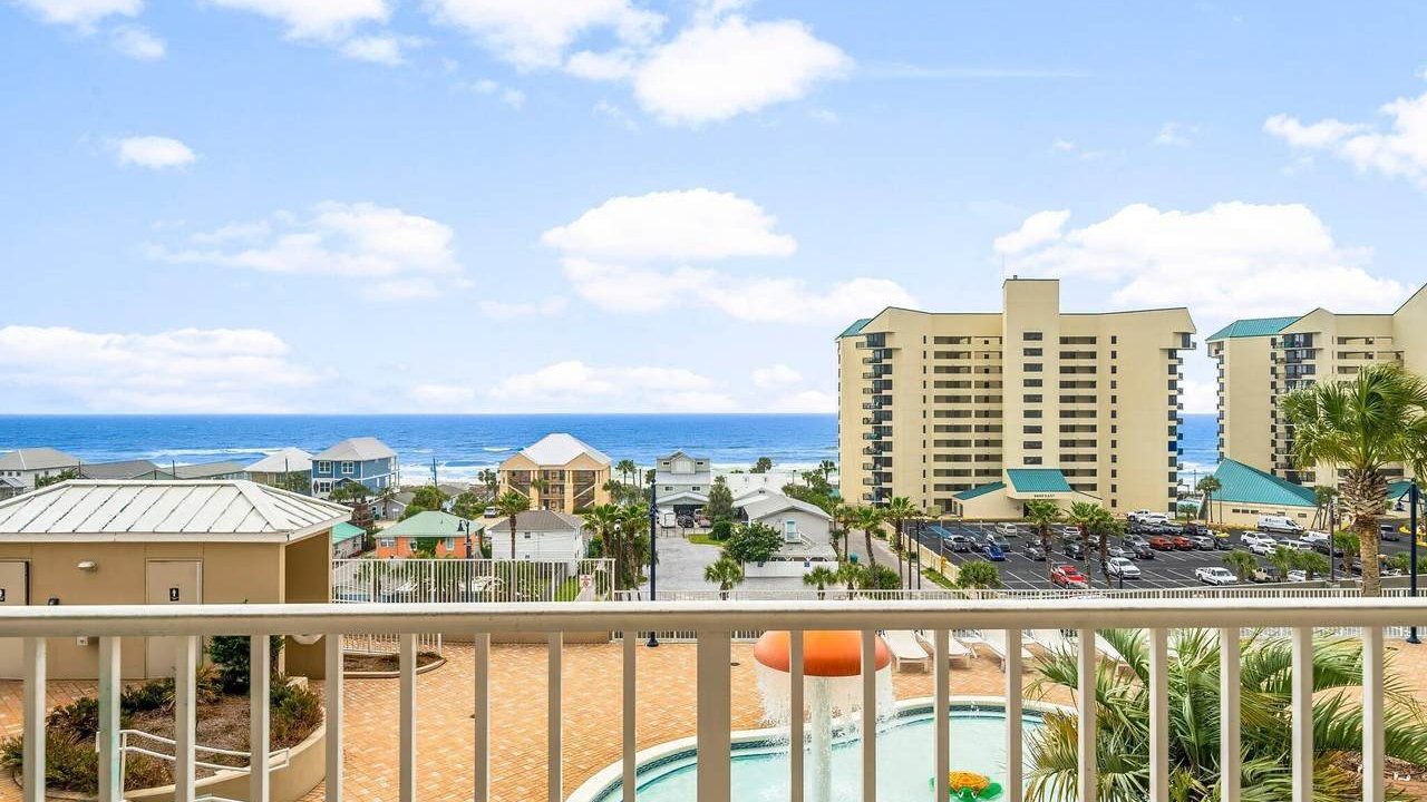 view of the gulf from a laketown wharf condo