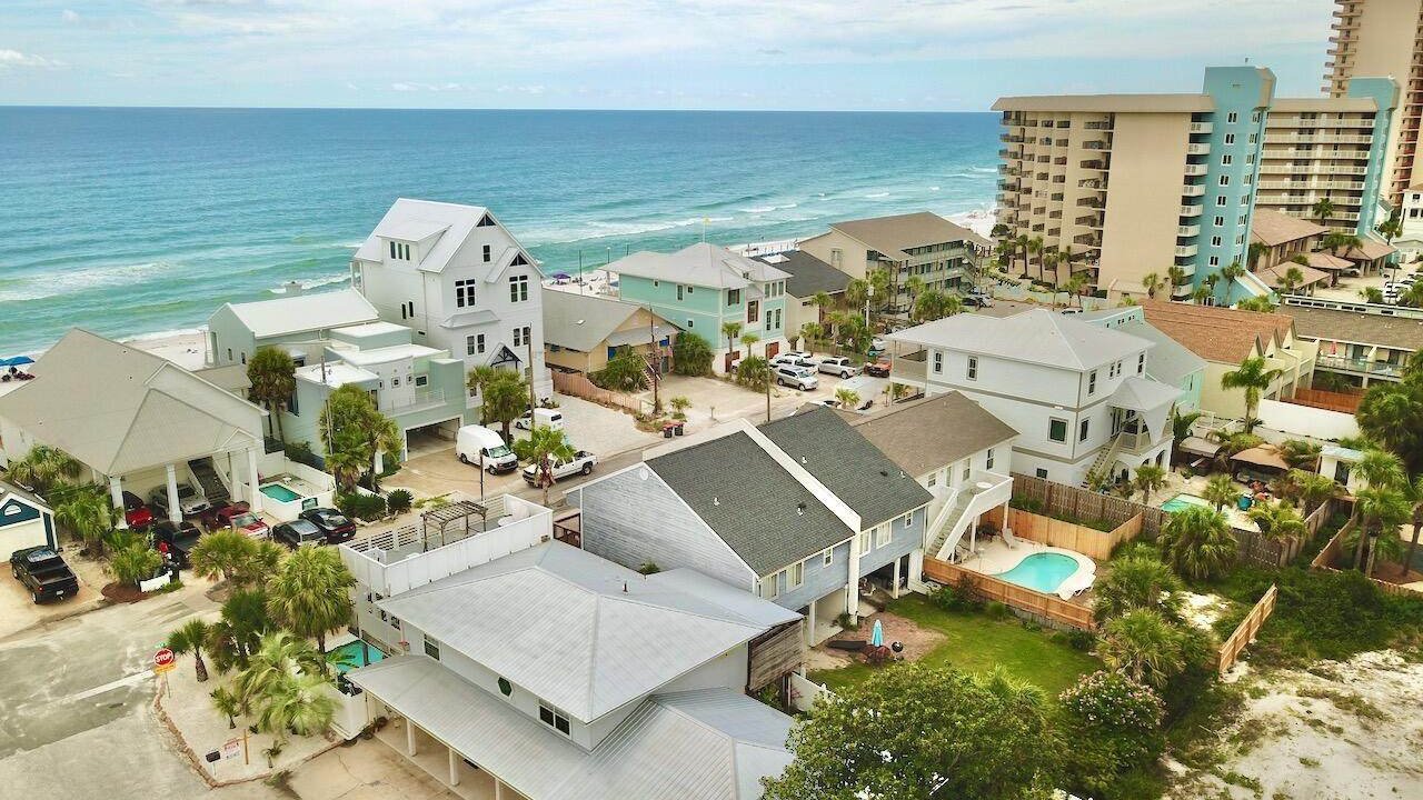aerial view of the sand castles condos