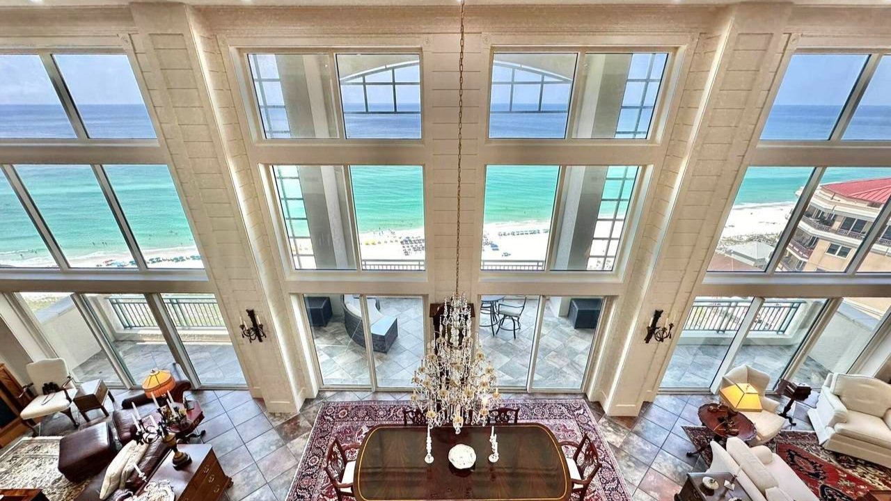 penthouse Gulf front condo in panama city beach