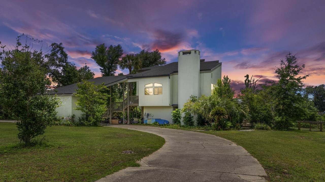 Lynn haven home with unique architecture